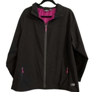 Like new 1X New Balance fleece jacket with Thumb holes and reflectors